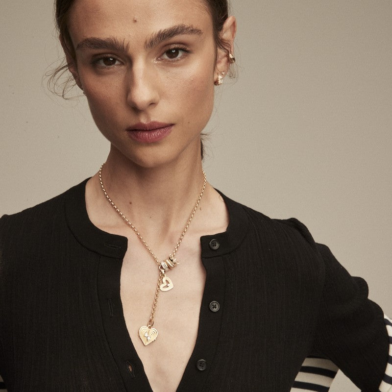 Rolo Chain Lariat Necklace