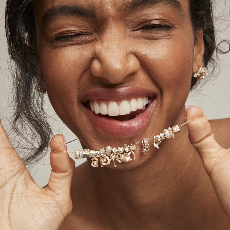 Diamond Clover Mini Charm