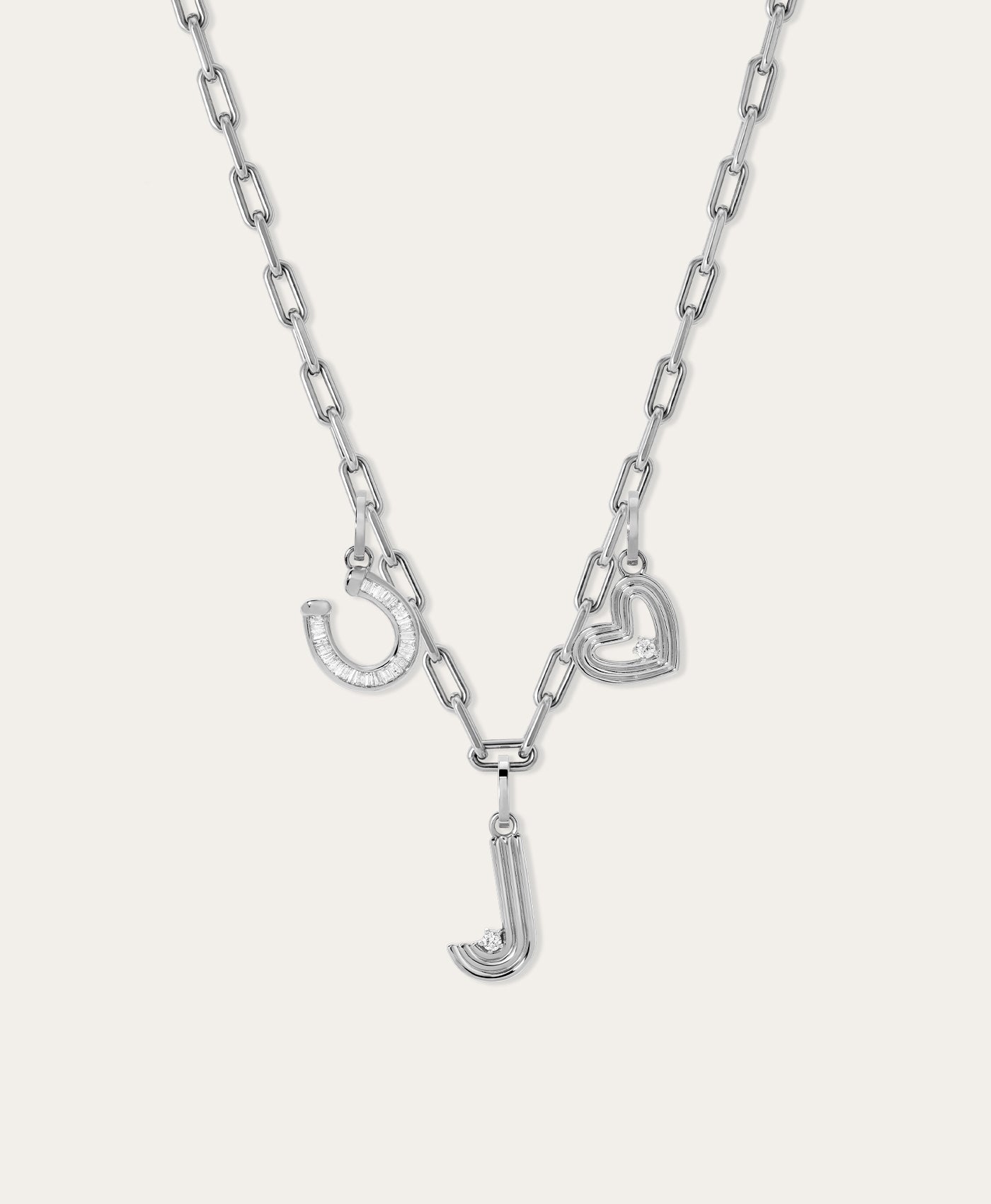 For Luck & Love Diamond Charm Necklace