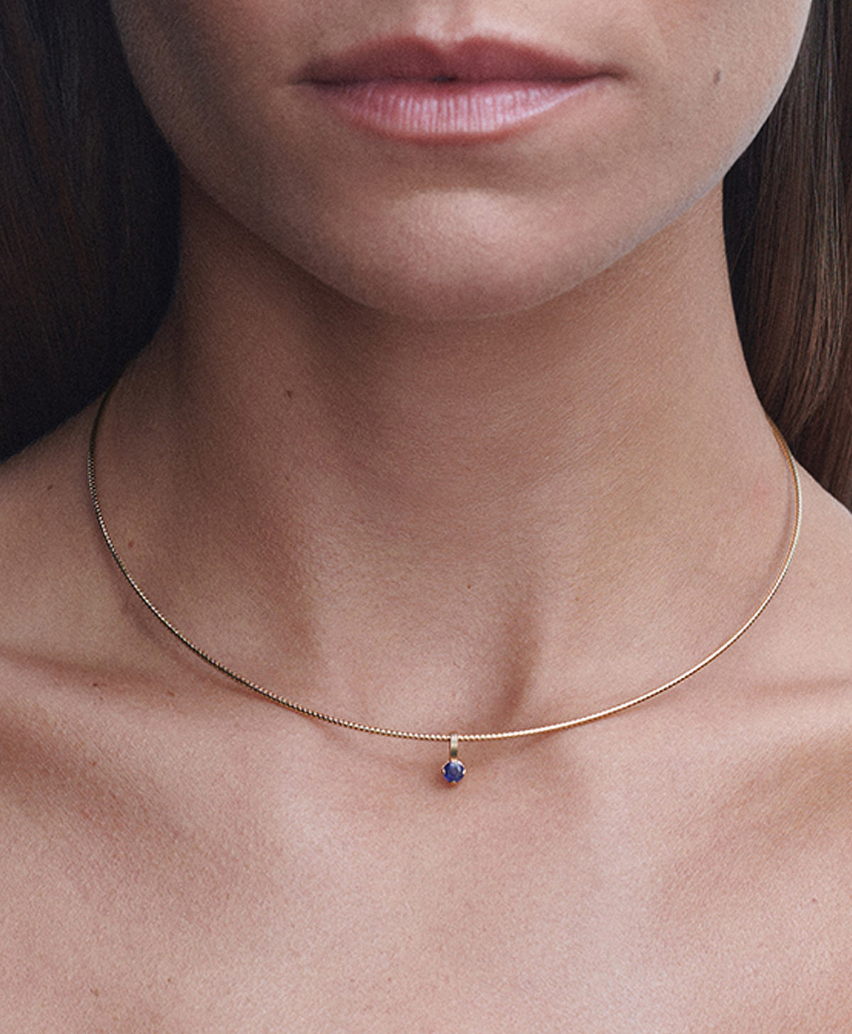 Groovy Birthstone Mini Charm Collar Necklace