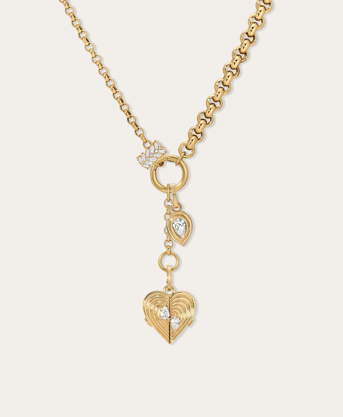 Aerin Diamond Charm Necklace