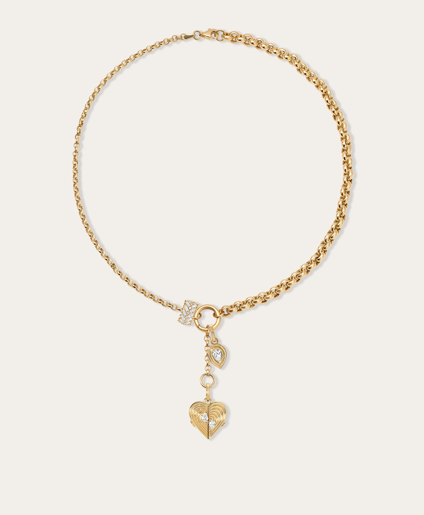Aerin Diamond Charm Necklace