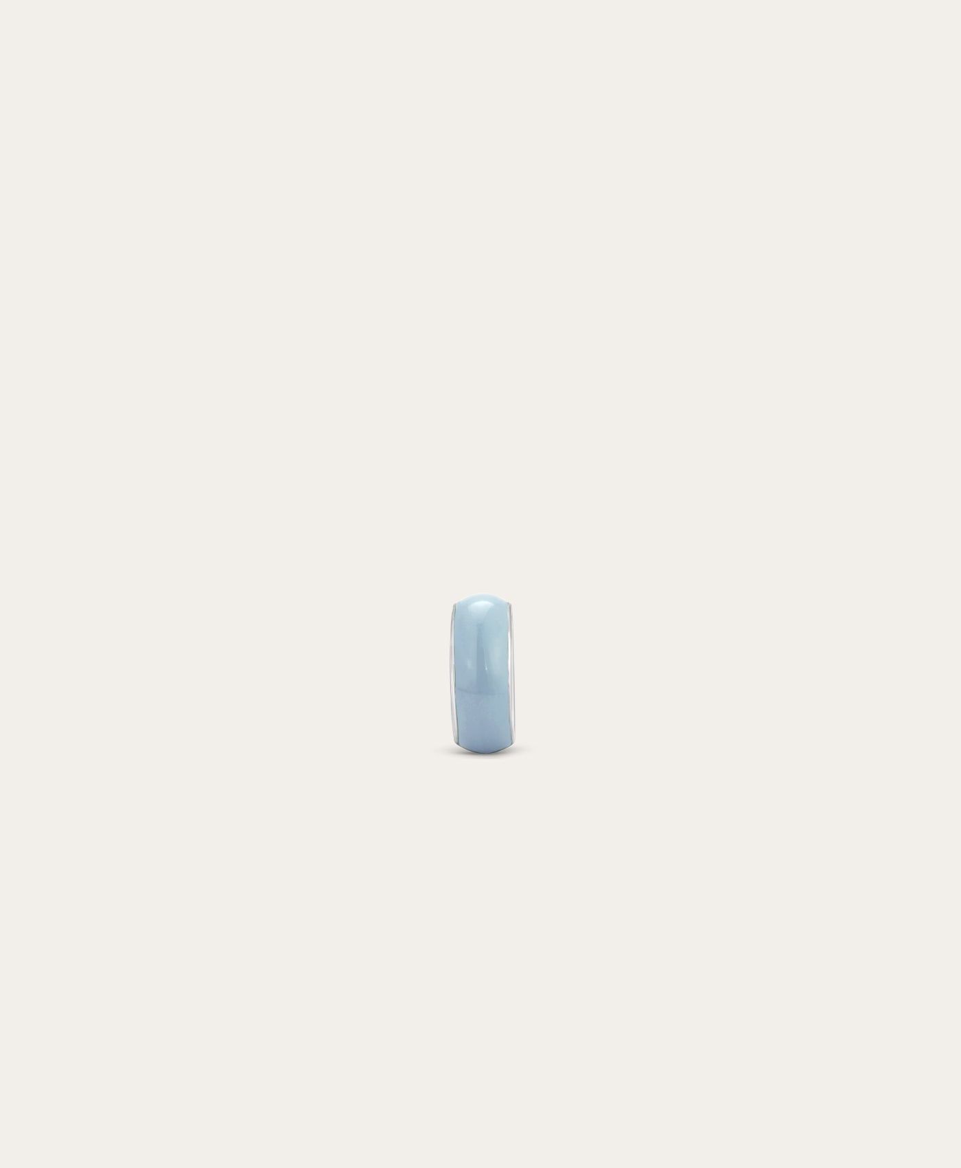 Arctic Blue Enamel Mini Bead