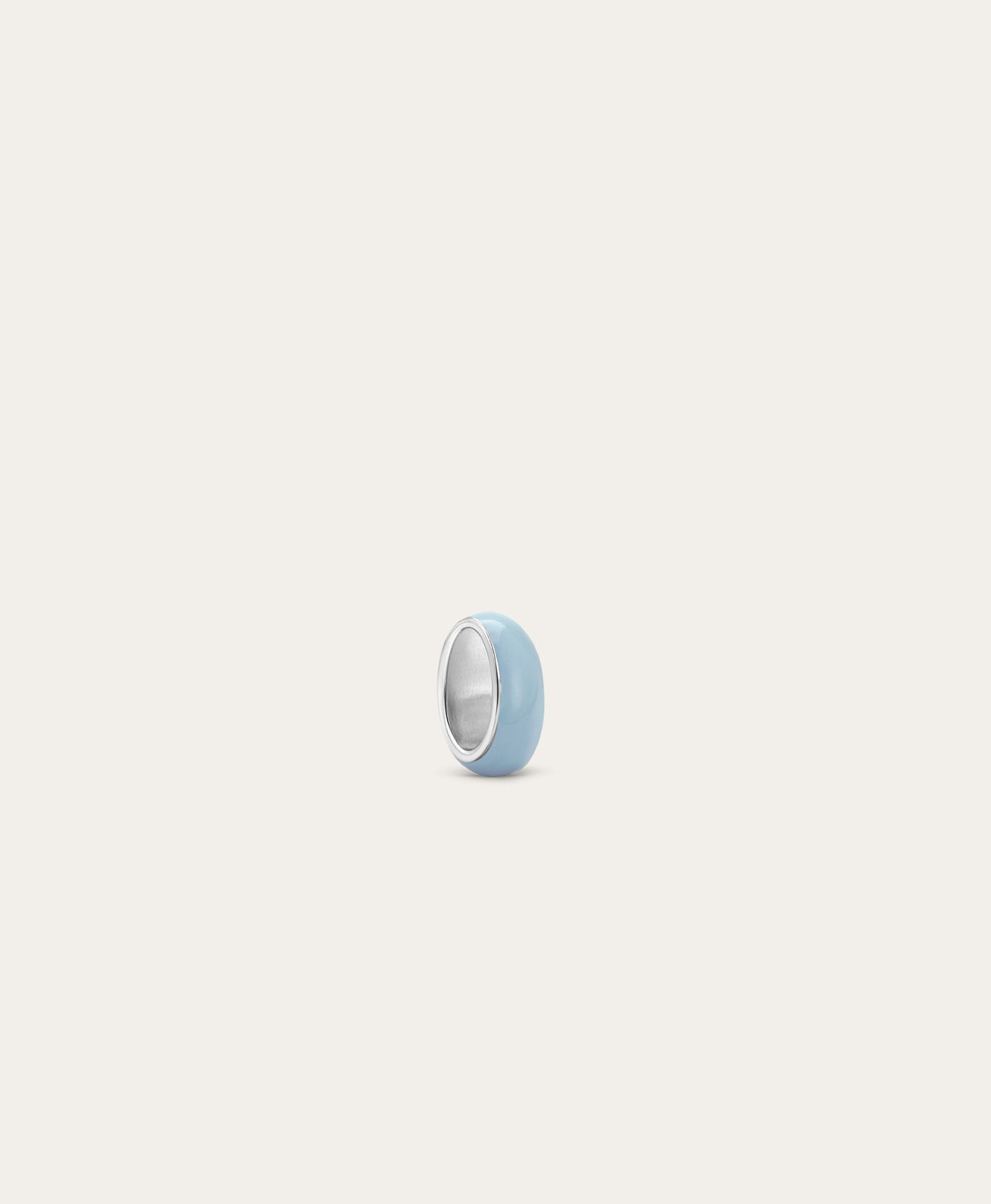 Arctic Blue Enamel Mini Bead