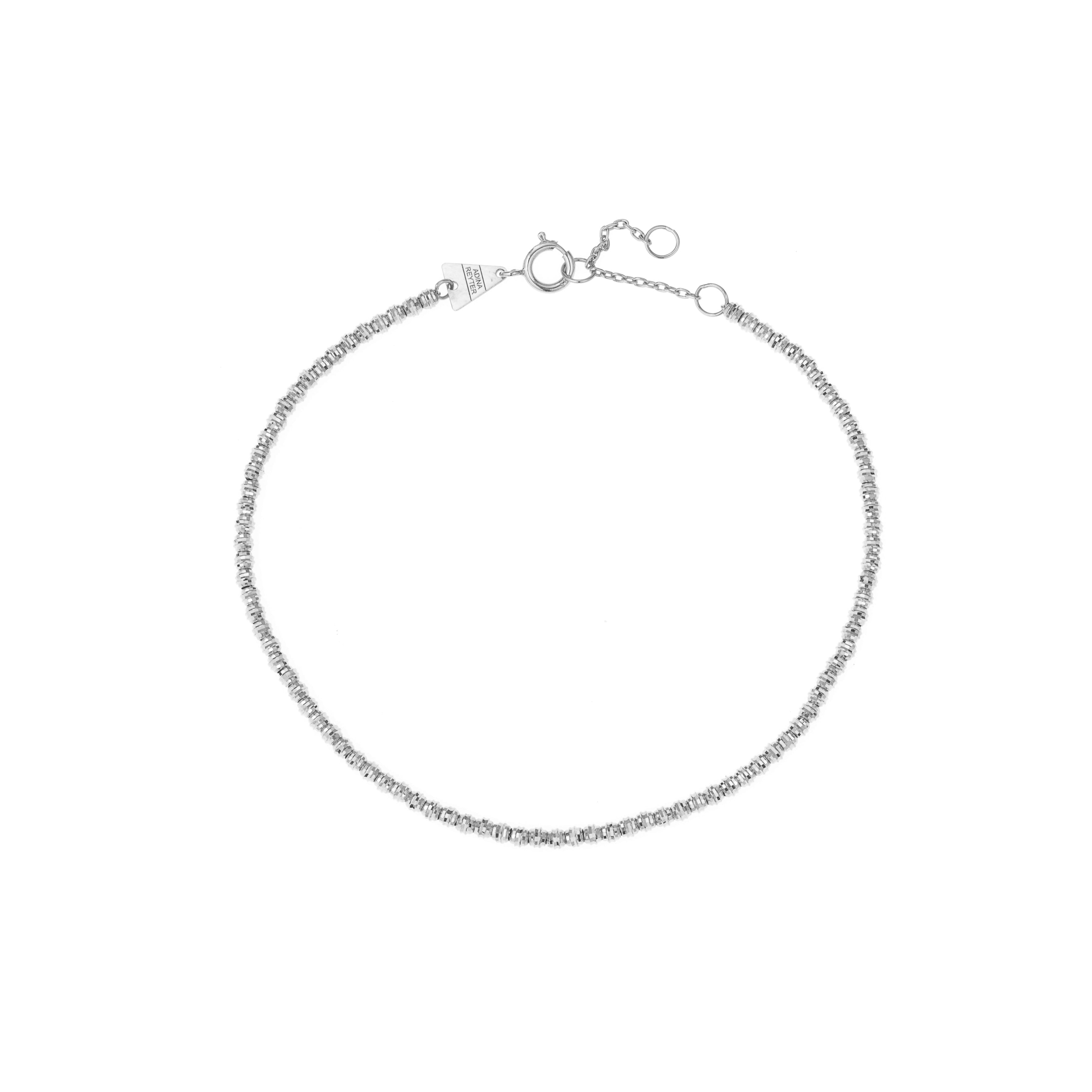 Bead Chain Bracelet in Sterling Silver