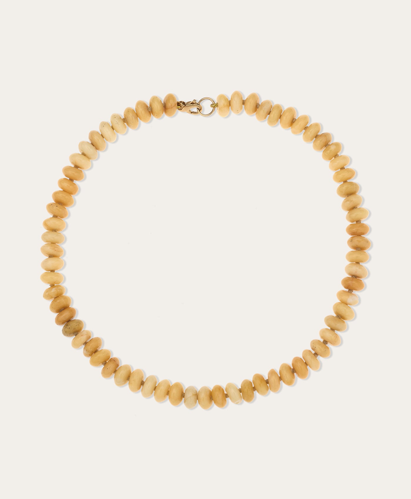 Butter Yellow Gemstone Necklace