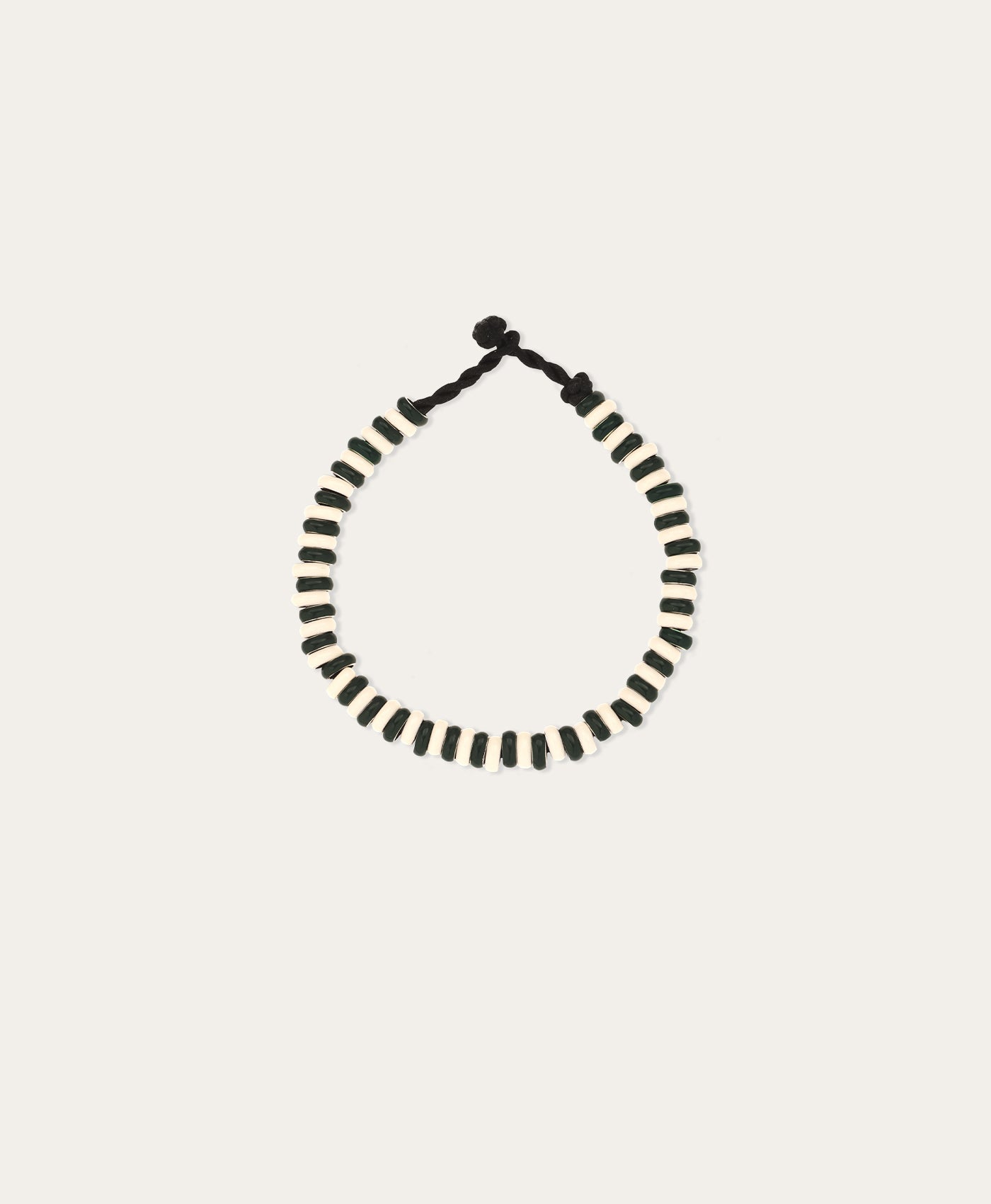 Cabana Stripes Full Enamel Mini Bead Bracelet