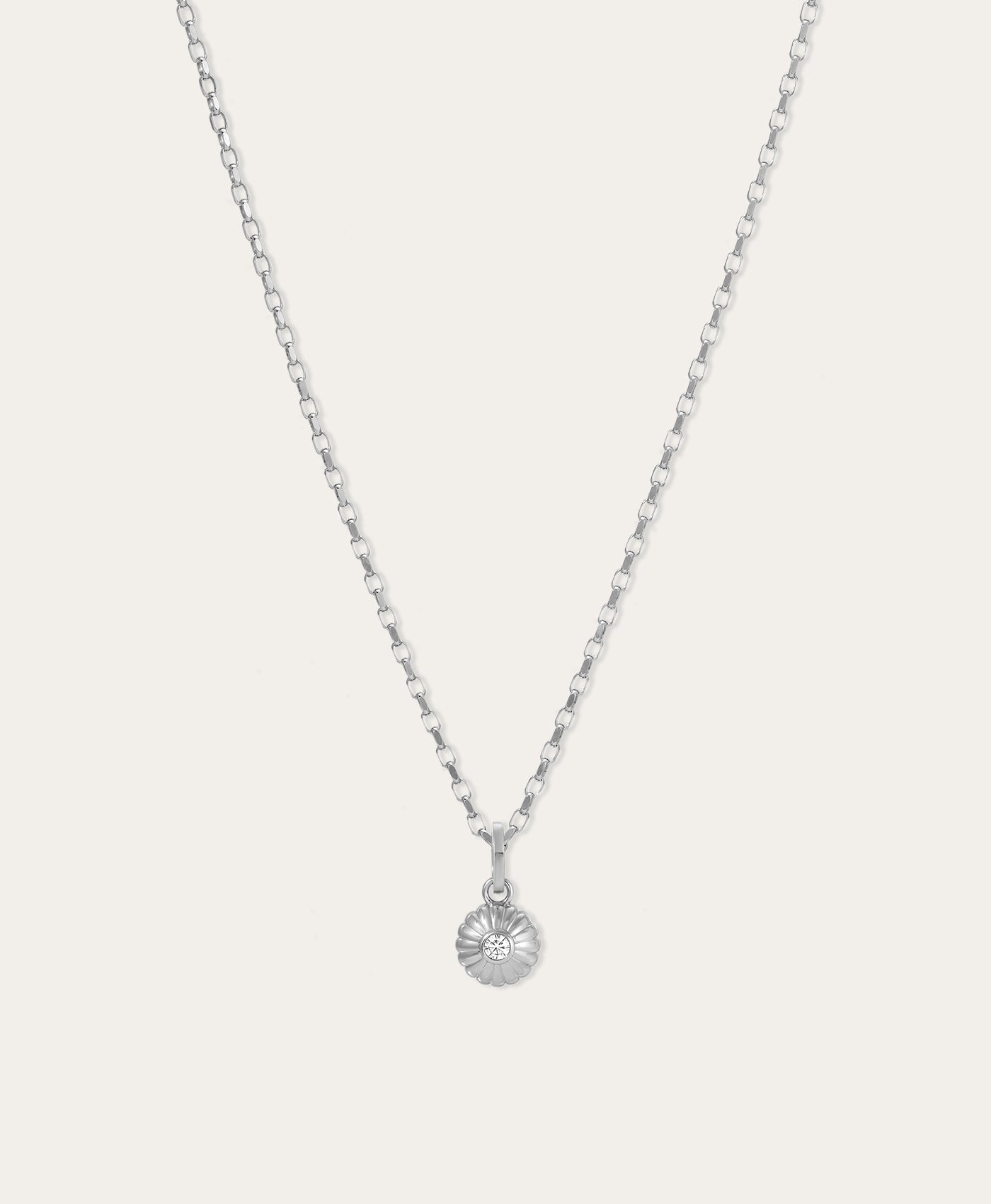 Choose Your Groovy Charm 2mm Italian Chain Necklace in Sterling Silver