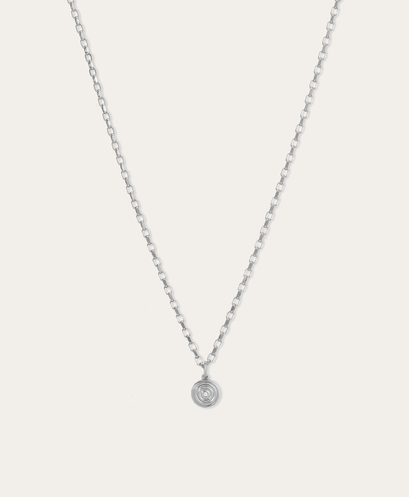Choose Your Locket Mini Charm Necklace in Sterling Silver