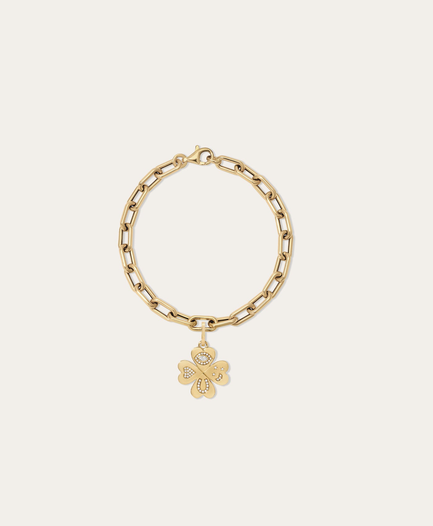 Choose Your Talisman Charm Bracelet on 5.3mm Italian Chain