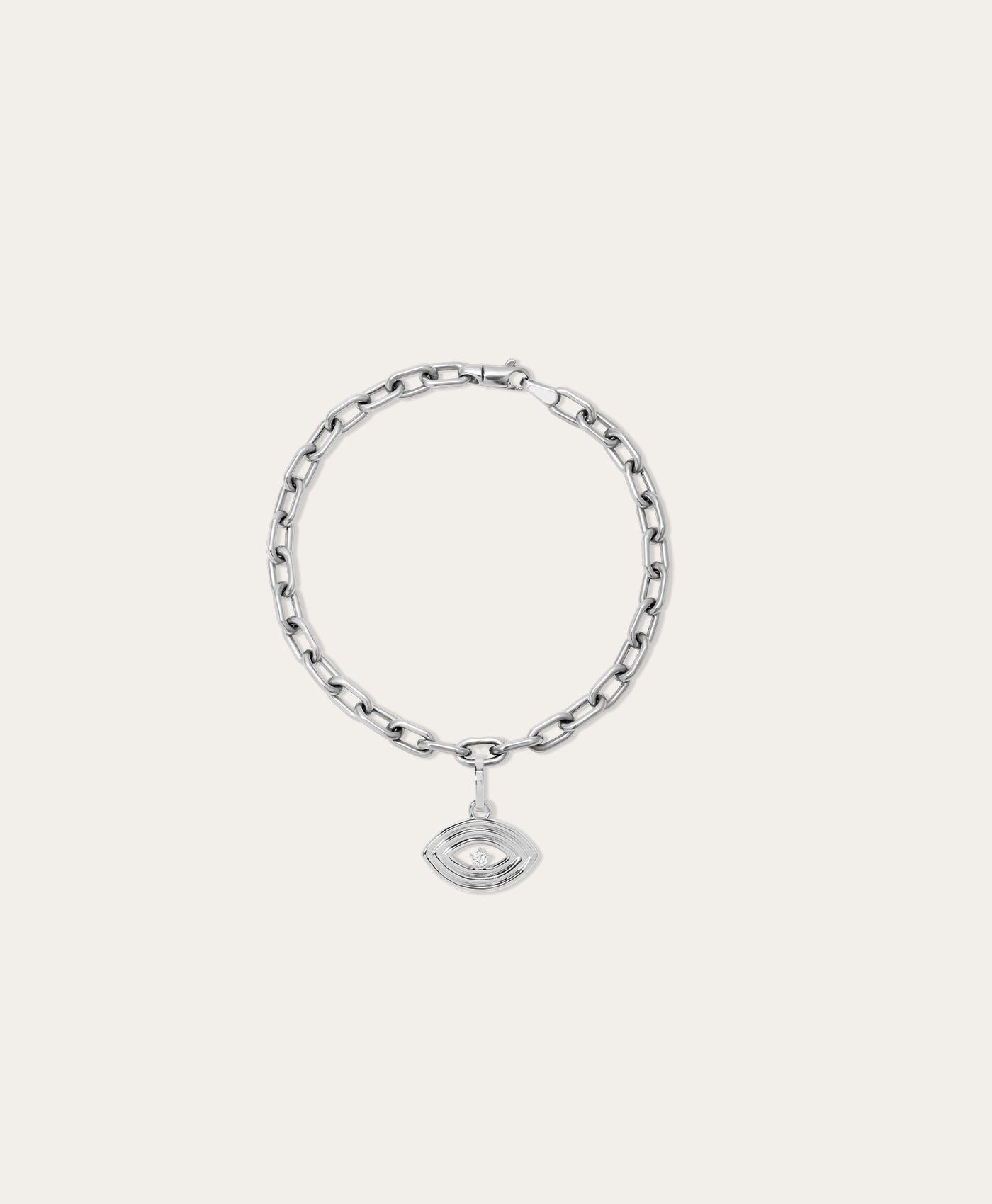 Choose Your Talisman Charm Bracelet on 4mm Italian Chain in Sterling Silver