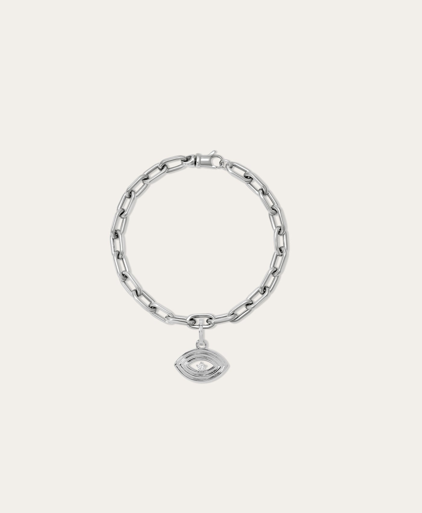 Choose Your Talisman Charm Bracelet on 5.3mm Italian Chain in Sterling Silver