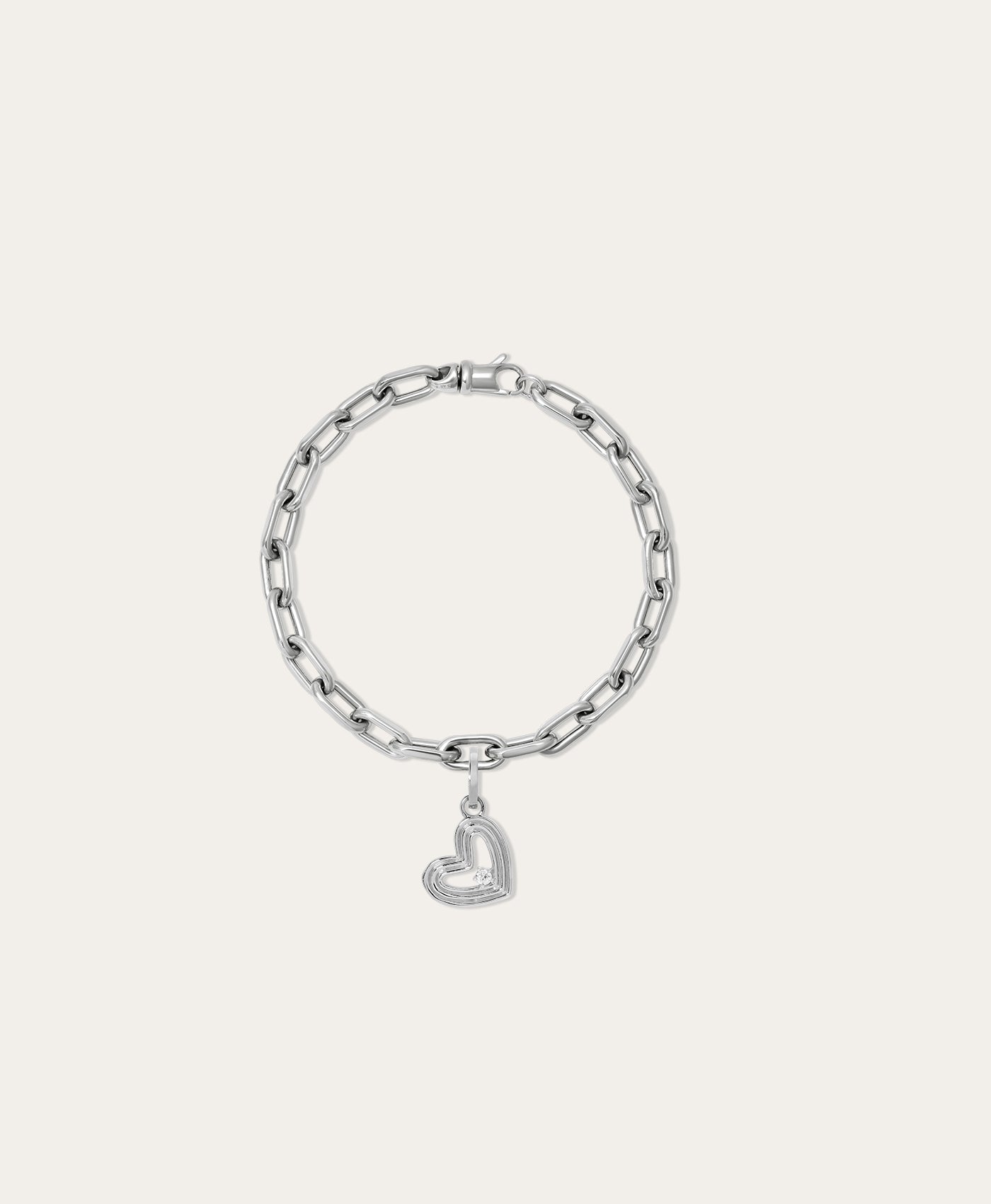 Choose Your Talisman Charm Bracelet on 5.3mm Italian Chain in Sterling Silver