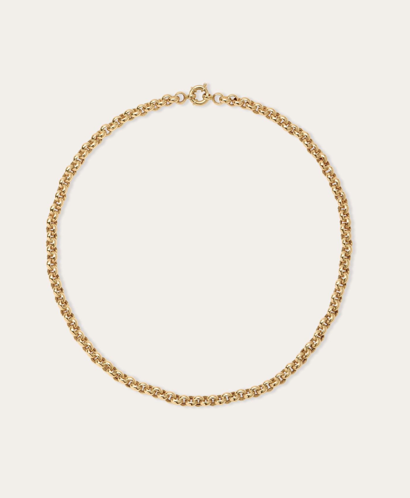 Chunky Rolo Chain Necklace