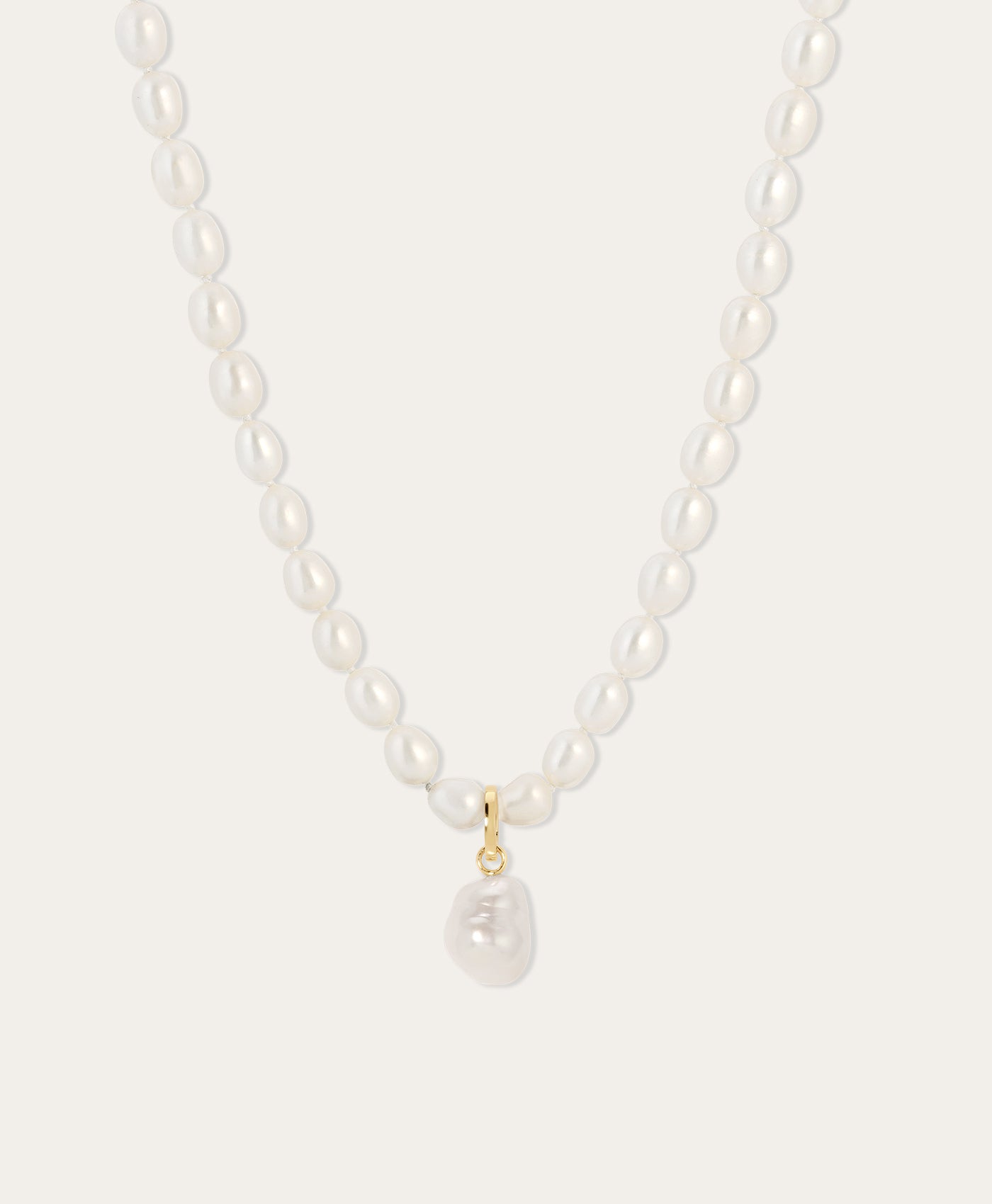 Pearl Drop Hinged Charm