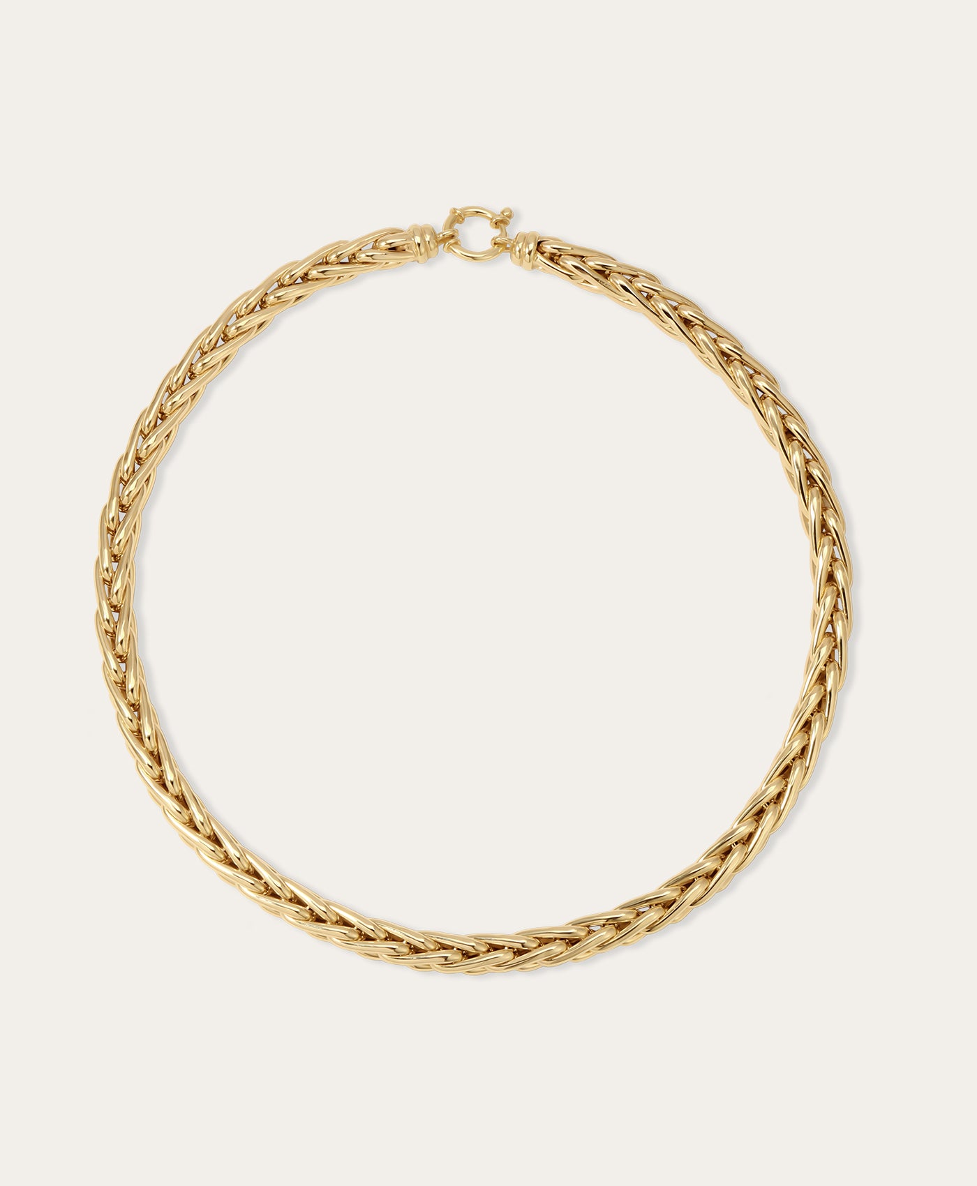 Chunky Wheat Chain Necklace