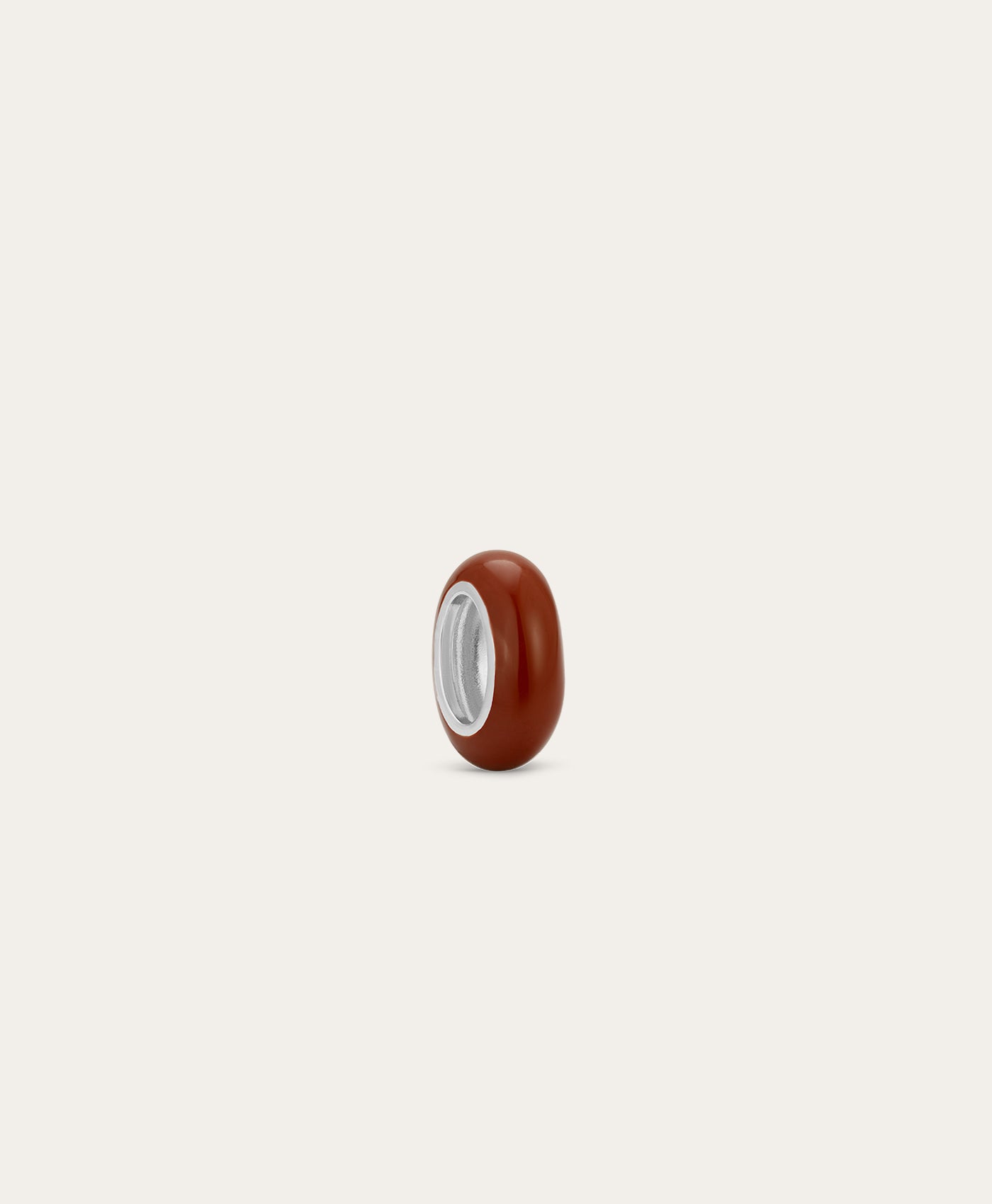 Cognac Enamel Big Bead