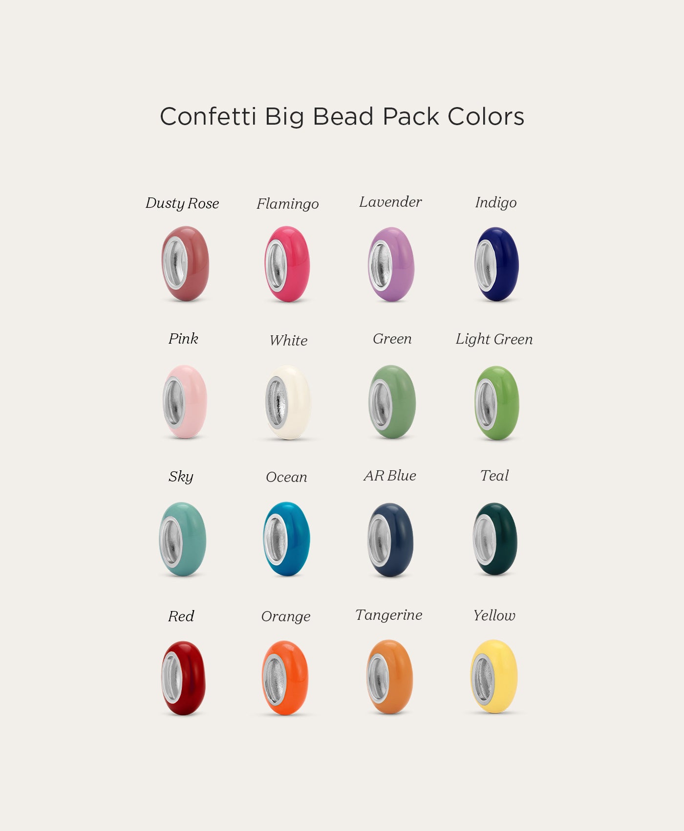 Confetti Big Bead Pack