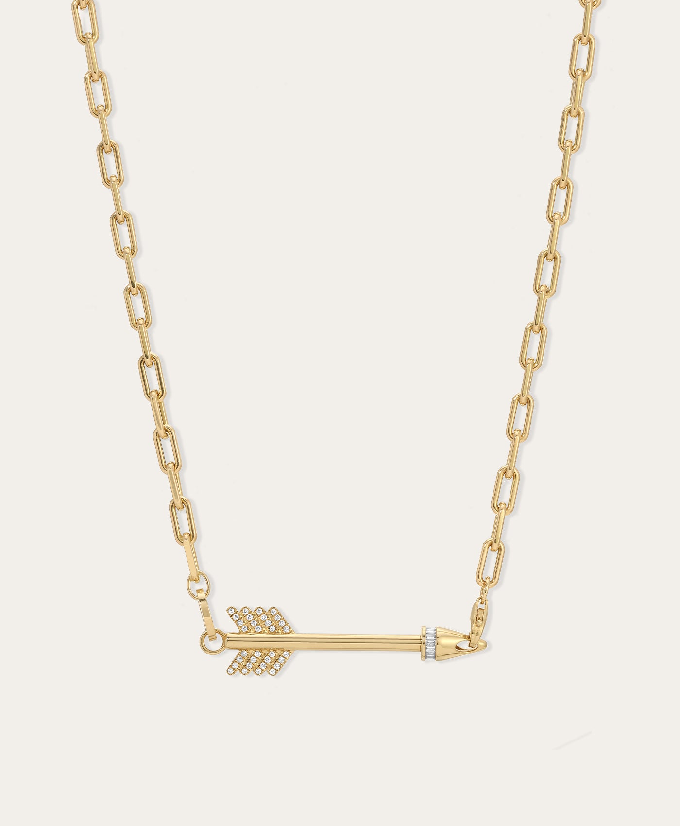 Diamond Arrow Hinged Charm for Big Beads