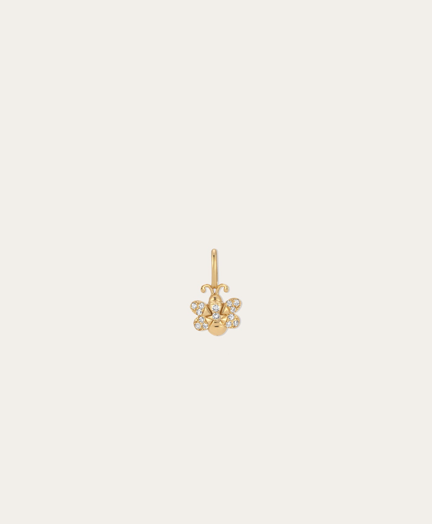 Diamond Bumblebee Mini Charm