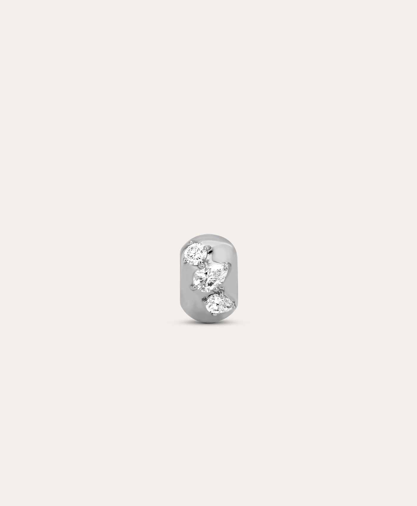 Diamond Pear Cluster Big Bead