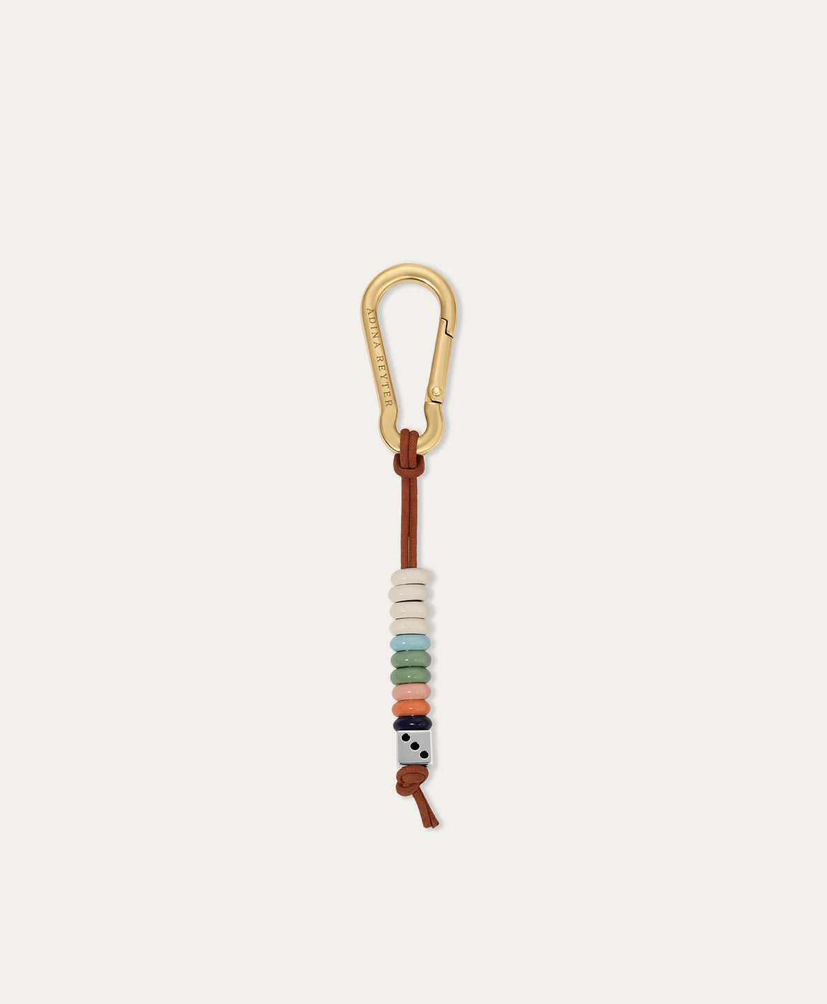 Enamel Prairie Sky Dice Bag Charm