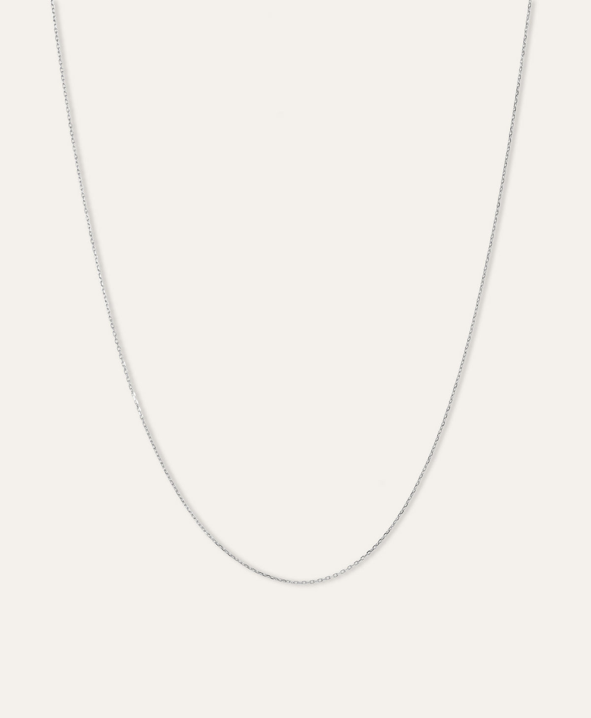 14k White Gold Signature Cable Chain