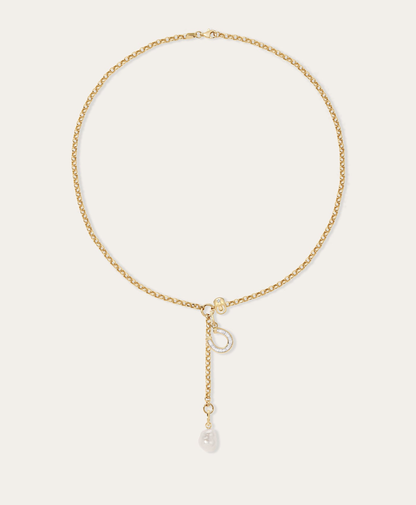 For Luck Lariat Necklace