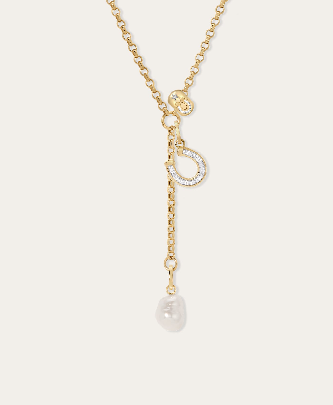 For Luck Lariat Necklace