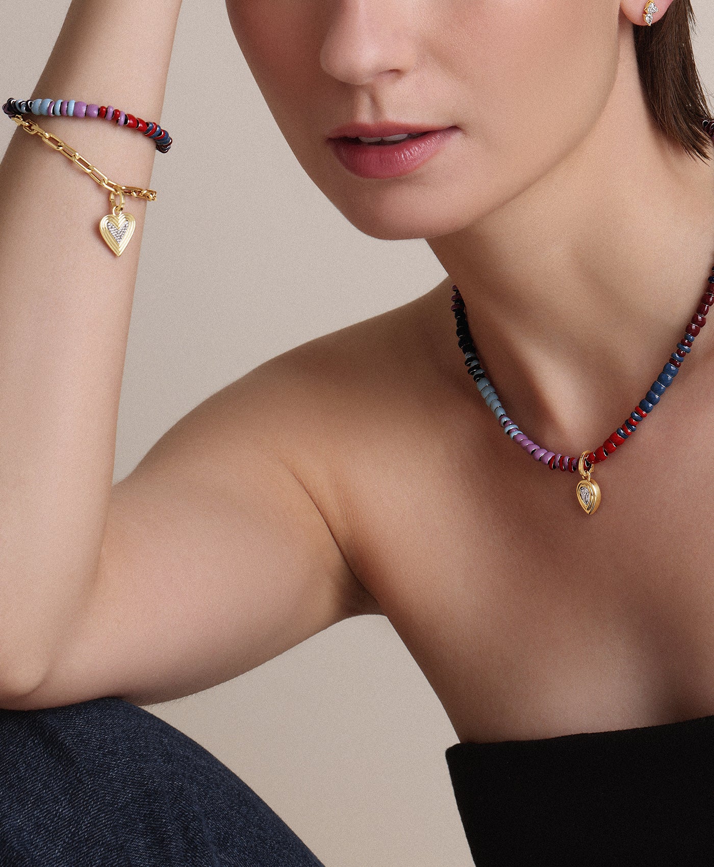 French Kiss Big Bead Bracelet