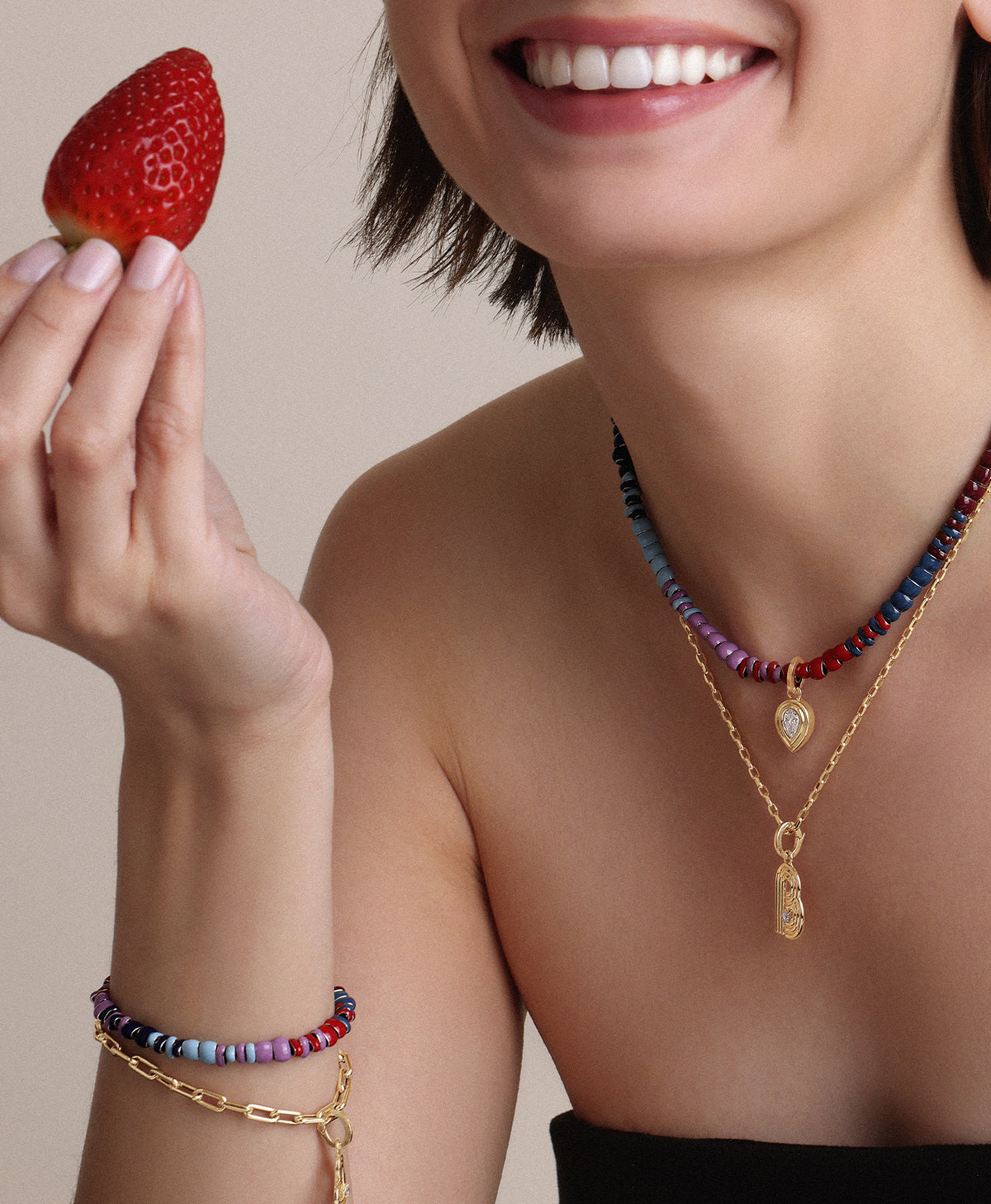 French Kiss Mini Bead Bracelet