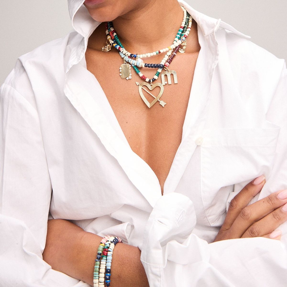 Bead Party Enamel XL Carnival Necklace