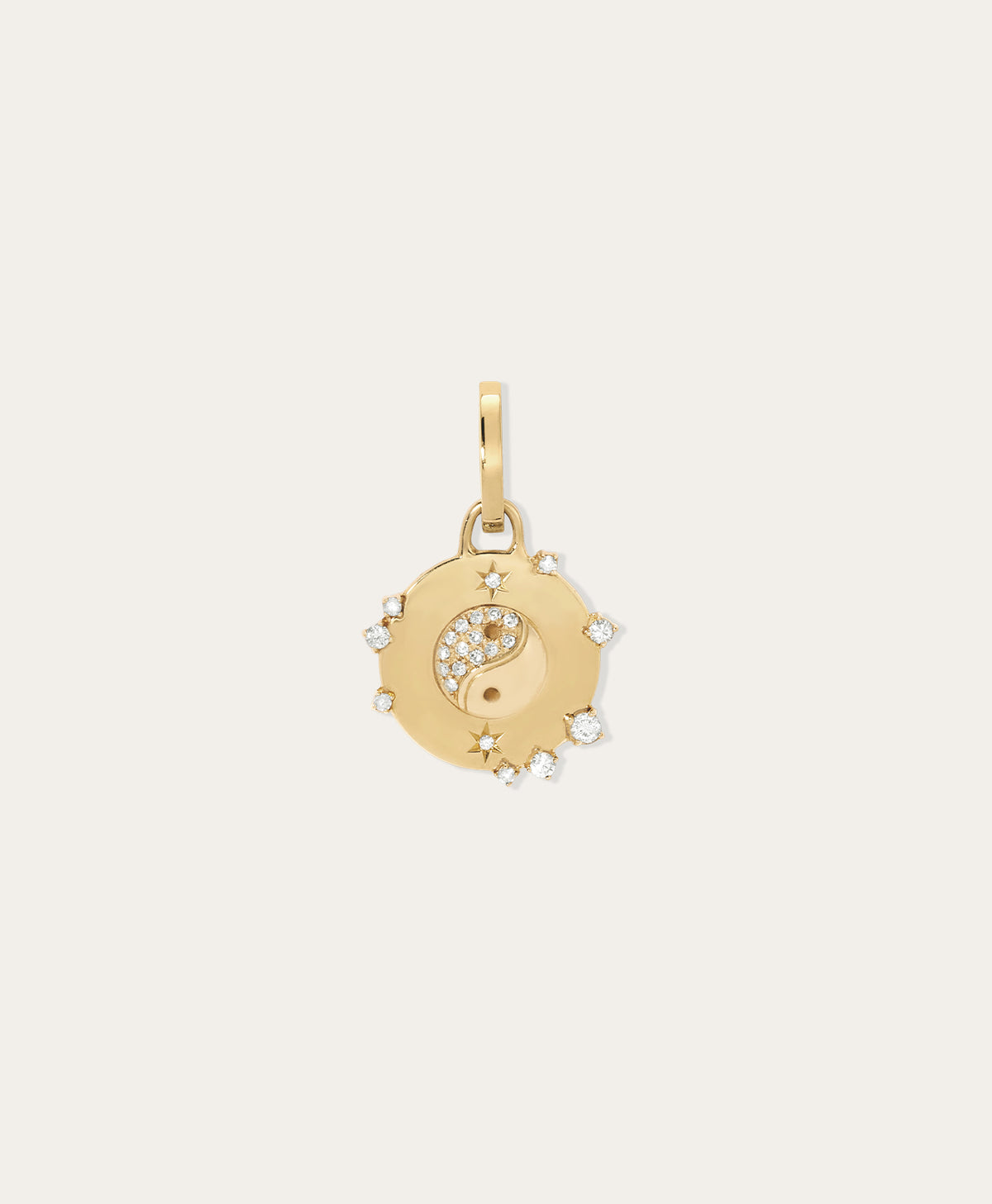 Zodiac Diamond Gemini Hinged Charm