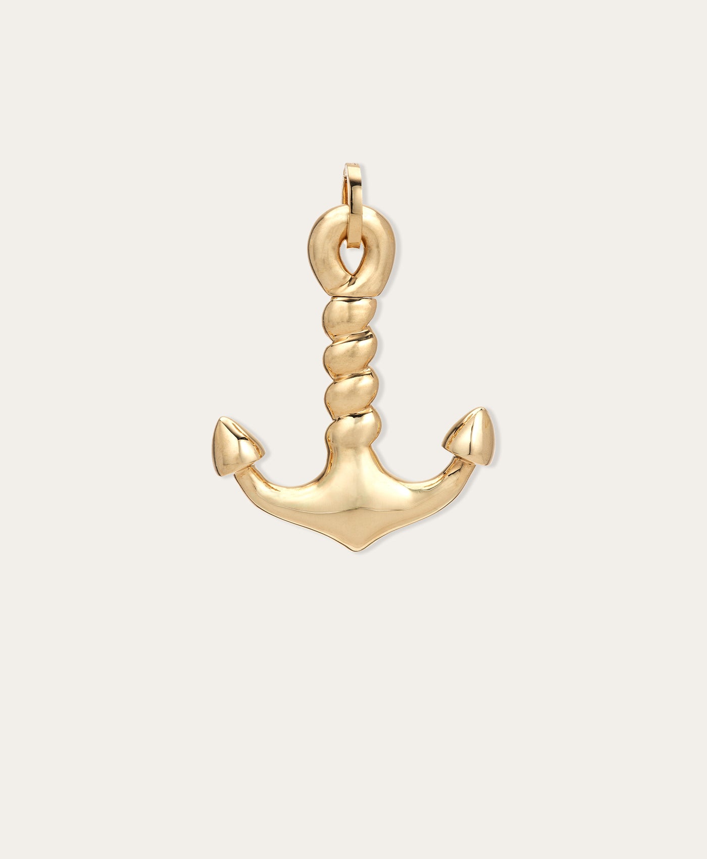 Anchor Hinged Charm for Big Beads
