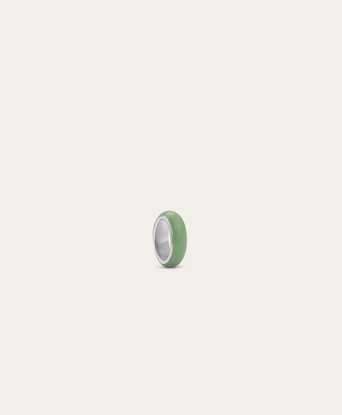 Green Enamel Mini Bead