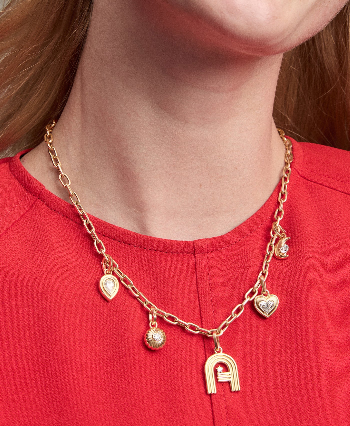 Diamond Moon Hinged Charm - Lab Grown