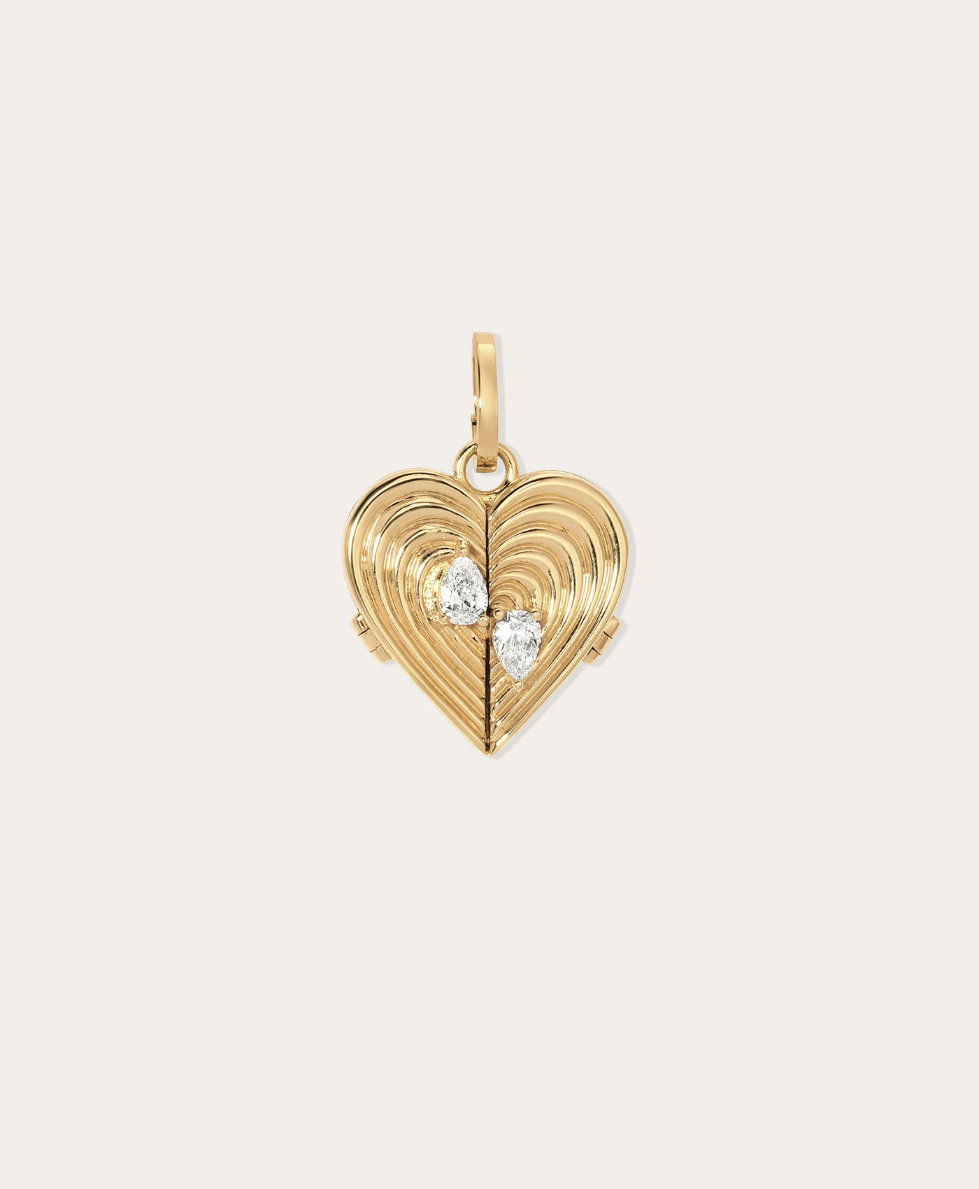 Groovy Heart Locket Hinged Charm | Adina Reyter