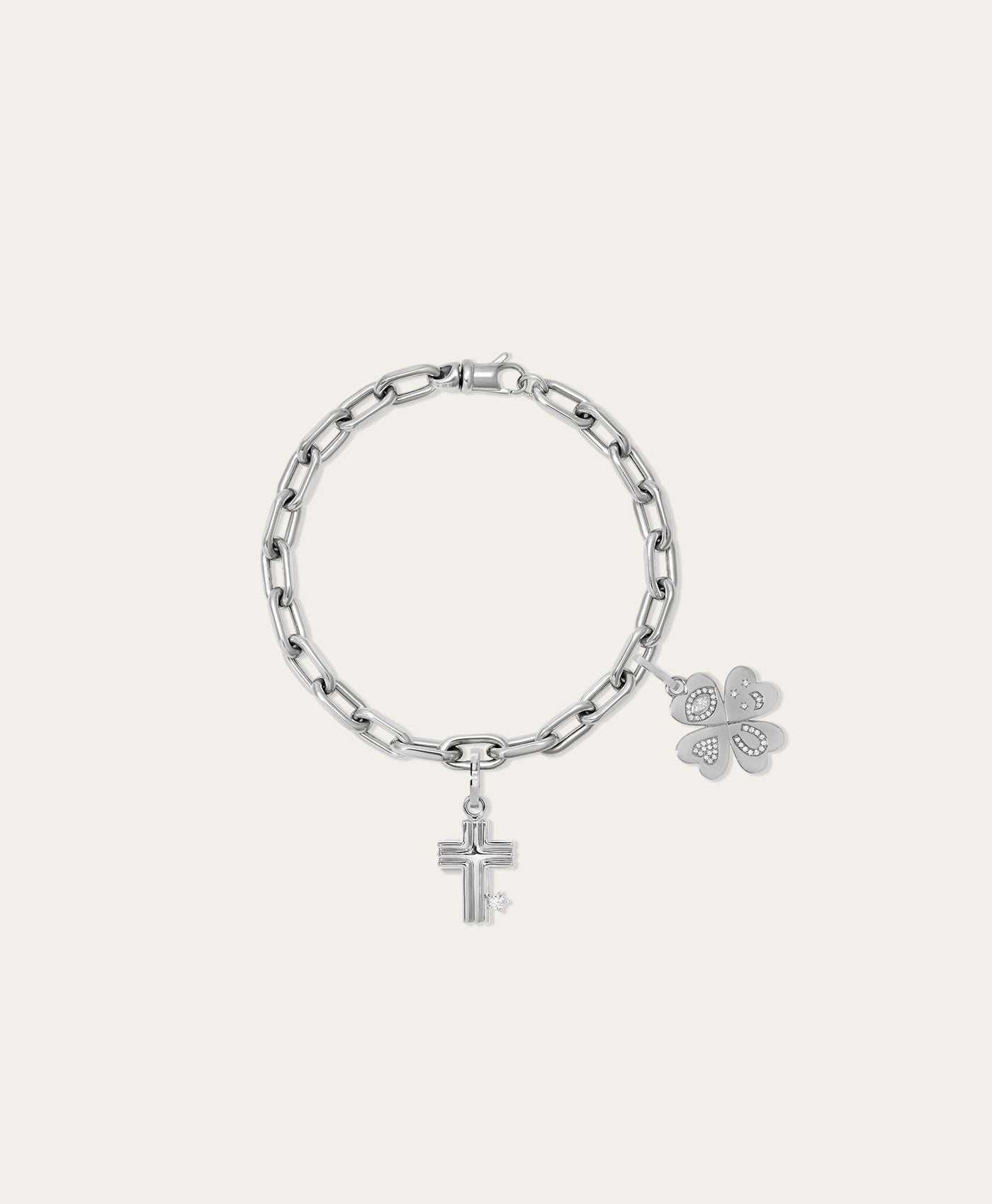 In Good Faith Charm Bracelet in Sterling Silver