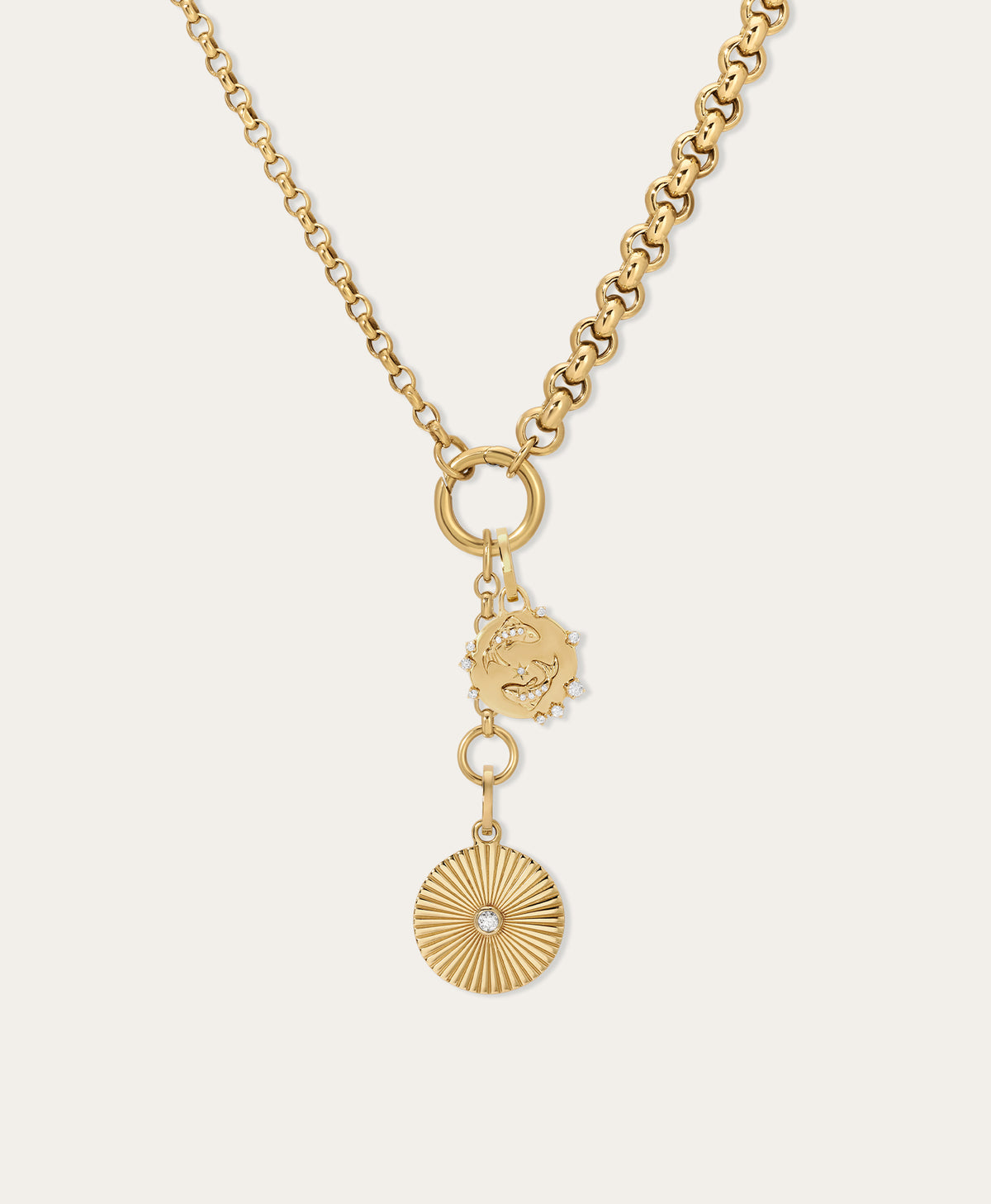 It's a Sign Diamond Charm Necklace