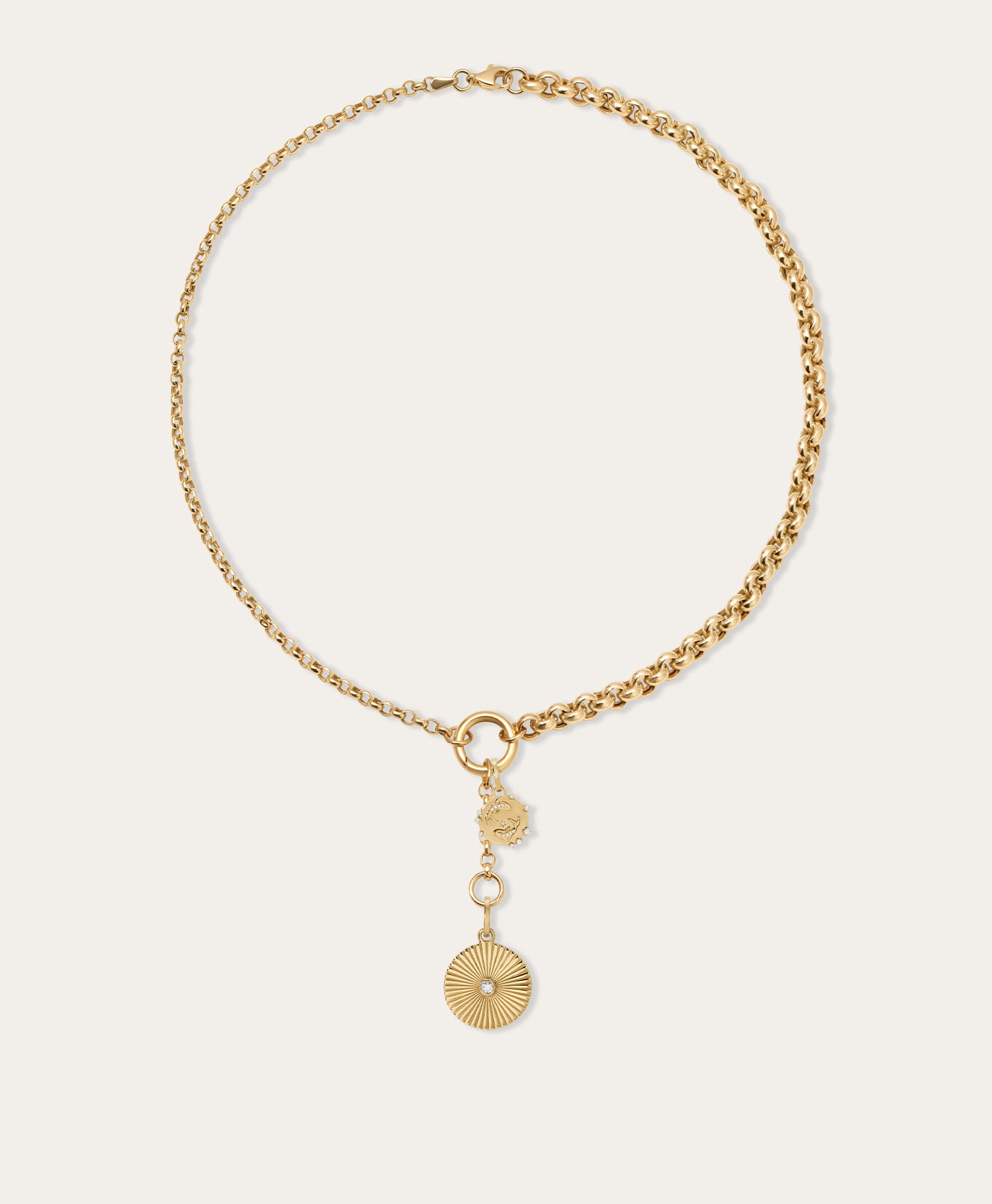 It's a Sign Diamond Charm Necklace