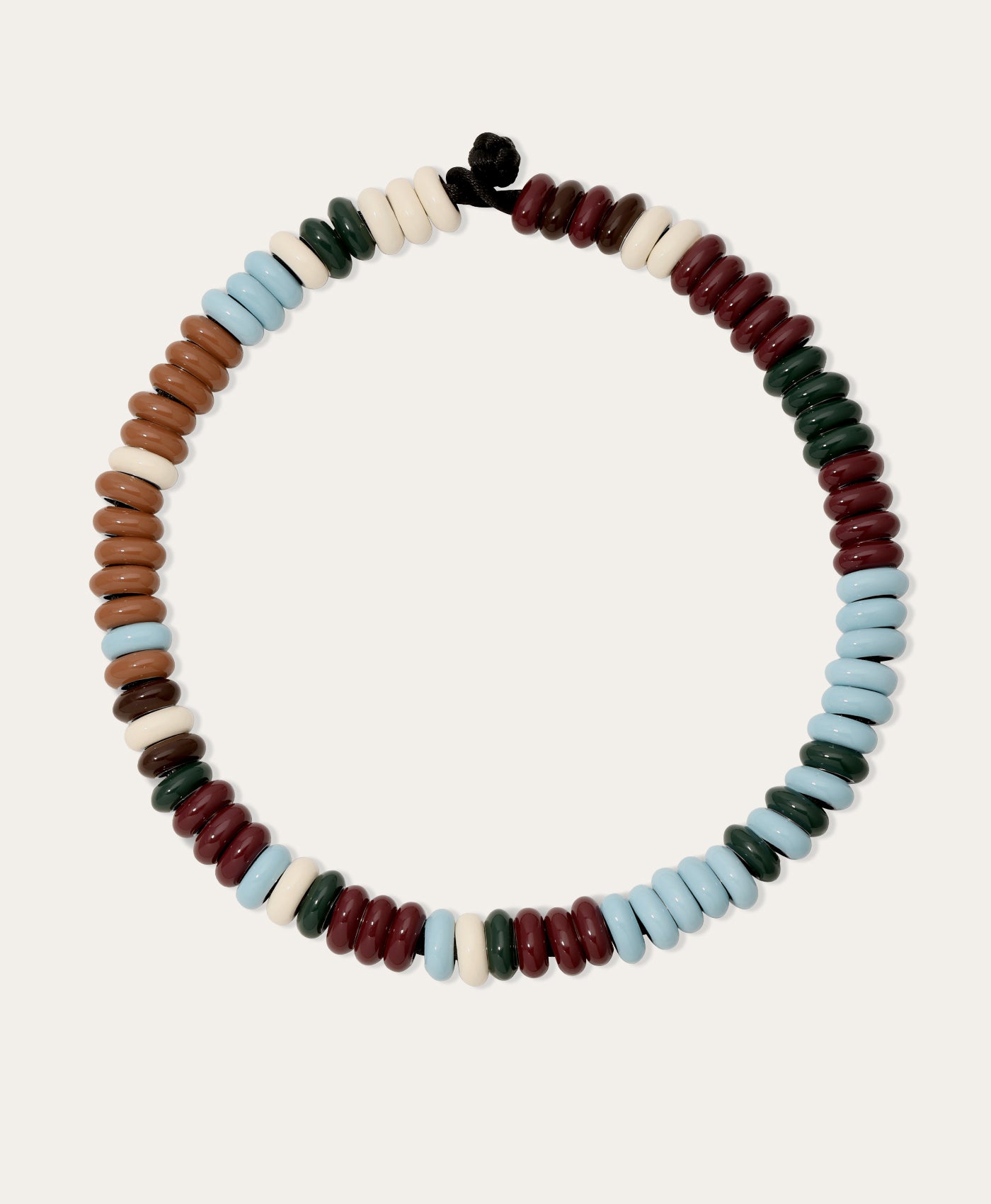 Ivy League Enamel Big Bead Necklace