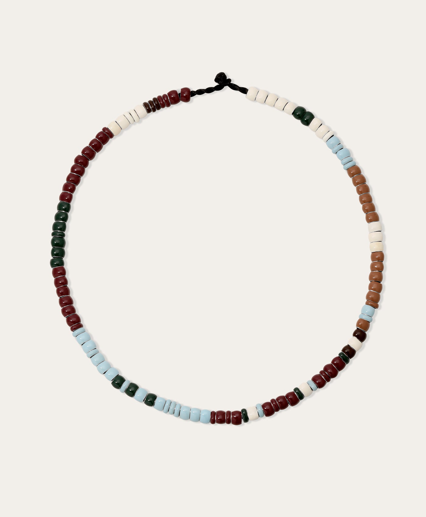 Ivy League Full Enamel Mini Bead Necklace