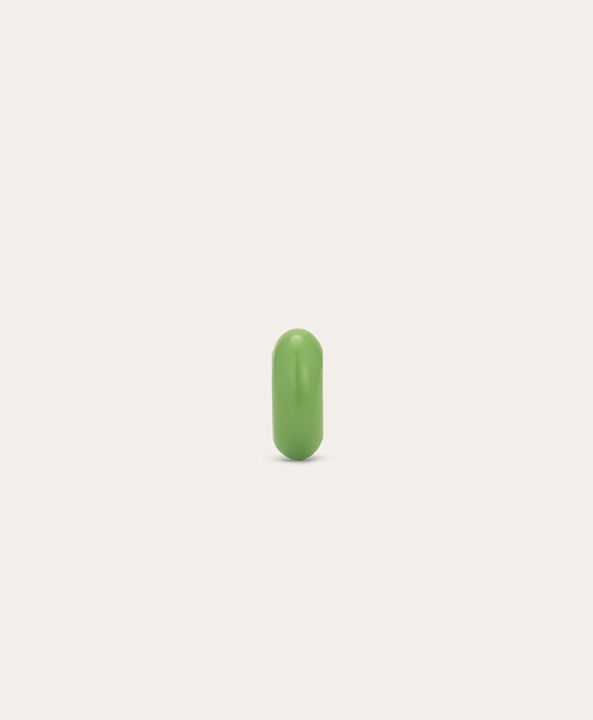 Light Green Enamel Big Bead