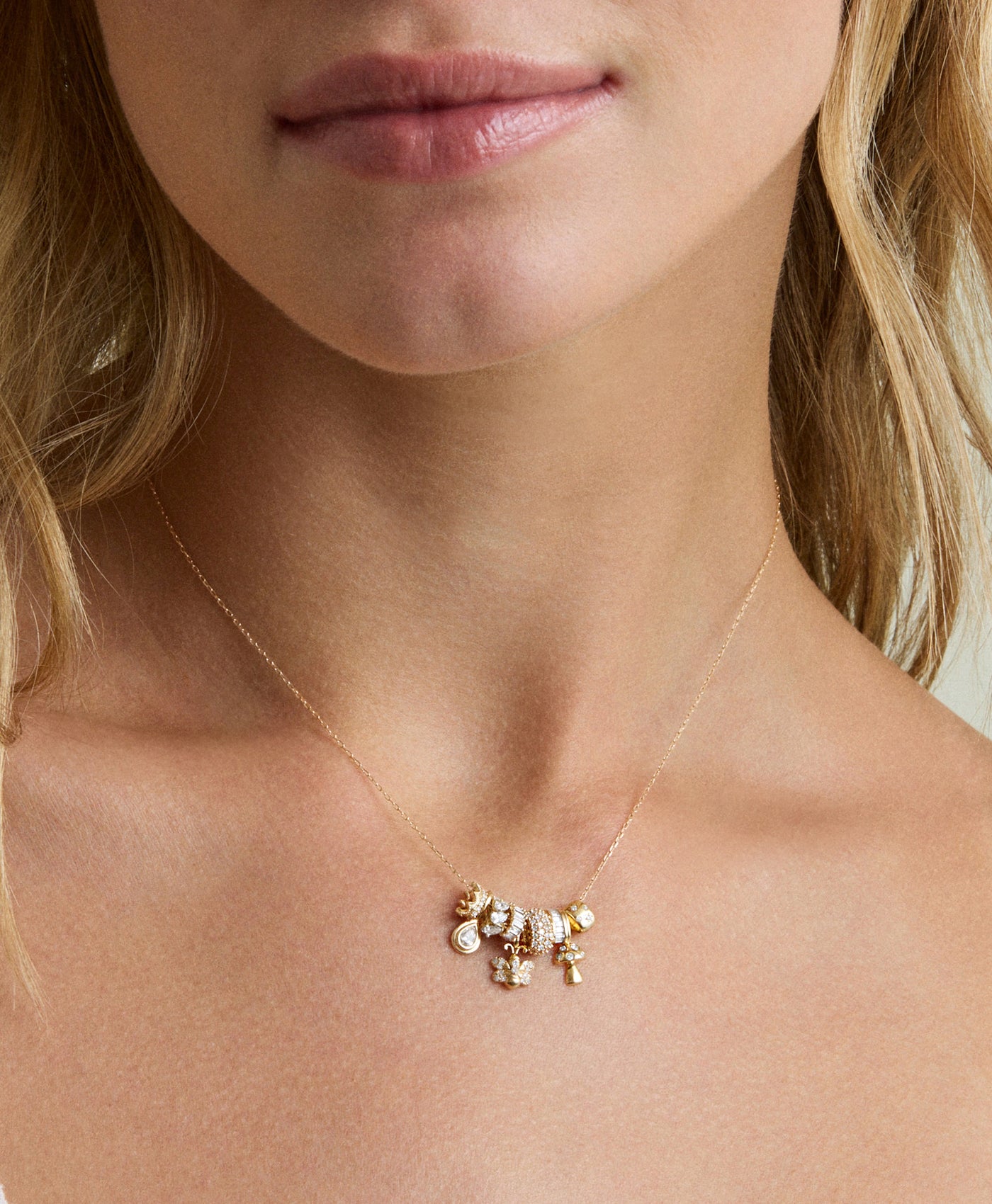 Diamond Bumblebee Mini Charm