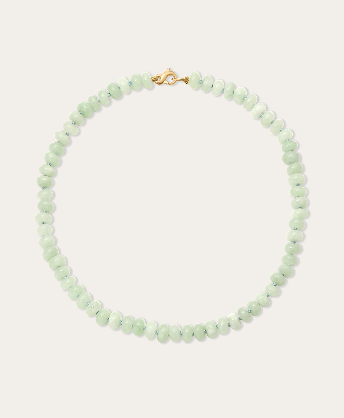 Matcha Latte Gemstone Necklace