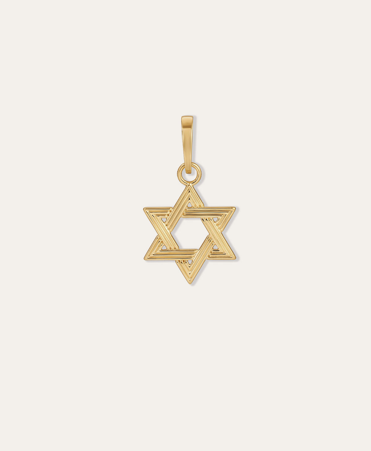 One of a Kind Groovy XL Star of David Hinged Charm
