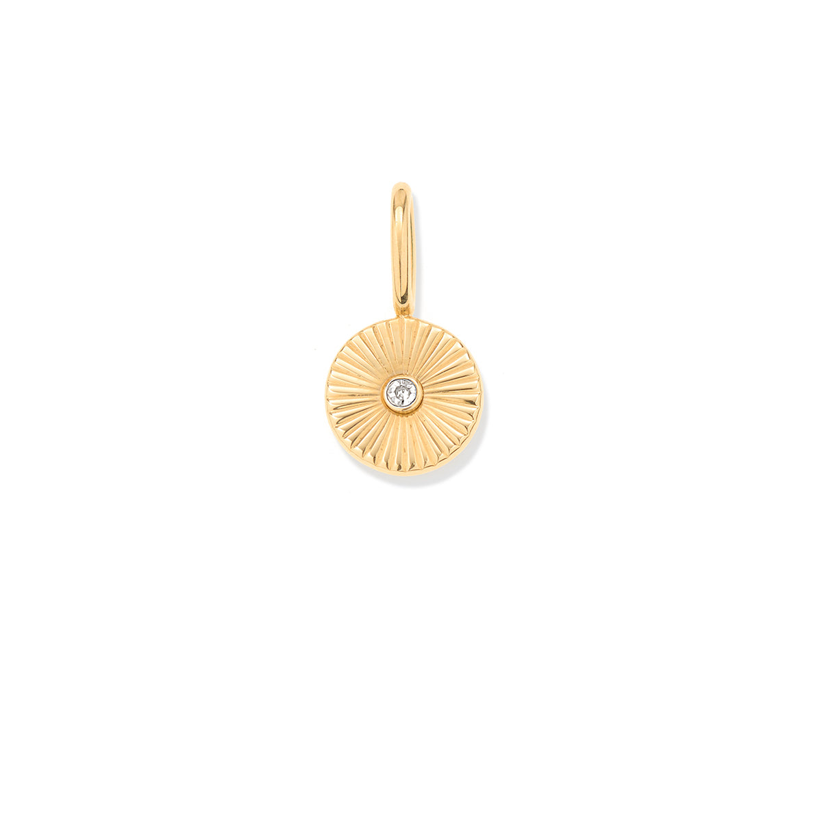 Groovy Diamond Rays Mini Charm