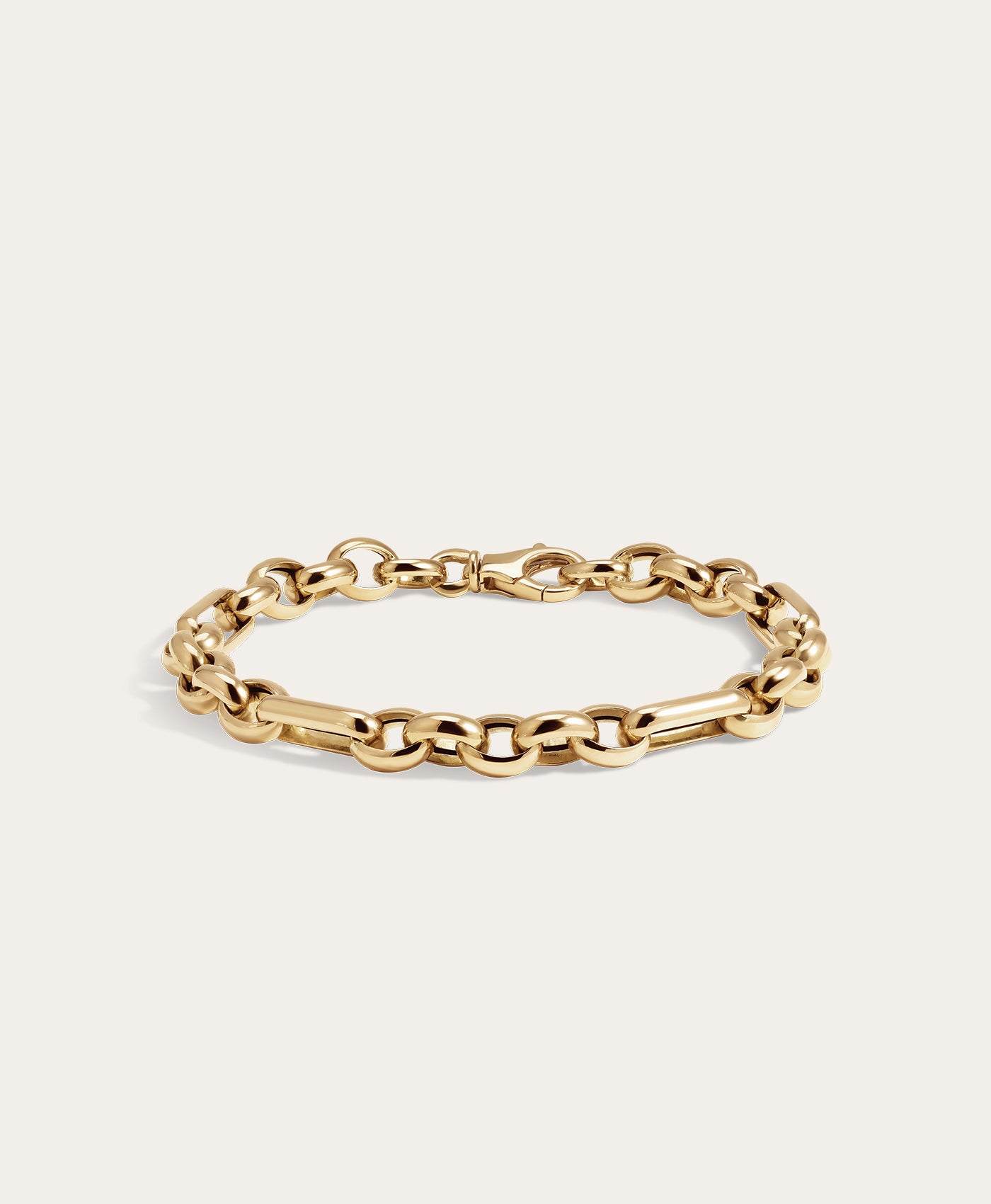 Mixed Rolo Cable Chain Bracelet