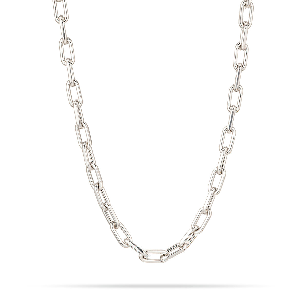 5.3mm Italian Chain Link Necklace in Sterling Silver