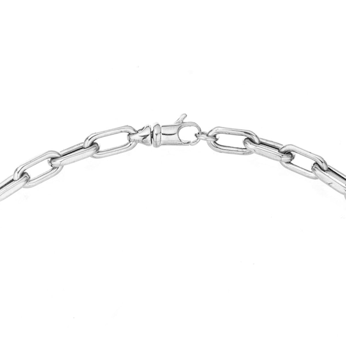 5.3mm Italian Chain Link Necklace in Sterling Silver